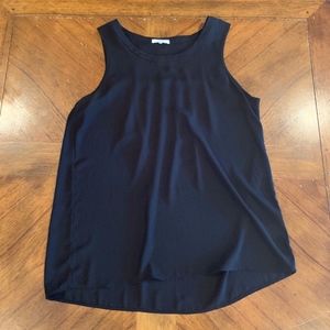 Black Sleeveless Blouse